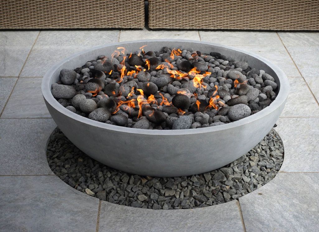 Bowl style Gas Firepit